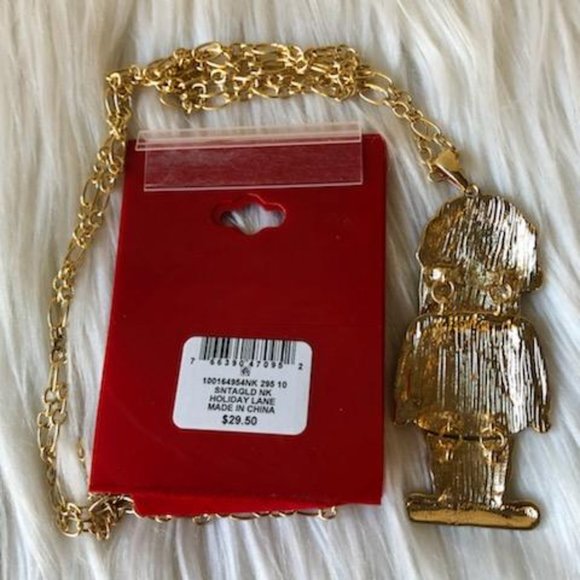 Santa Long Pendant Necklace - Picture 6 of 10